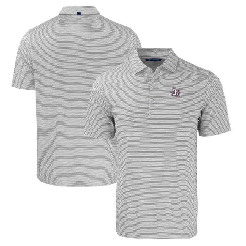 NCAA Texas Southern Tigers Forge Eco Double Stripe Stretch Recycled Polo