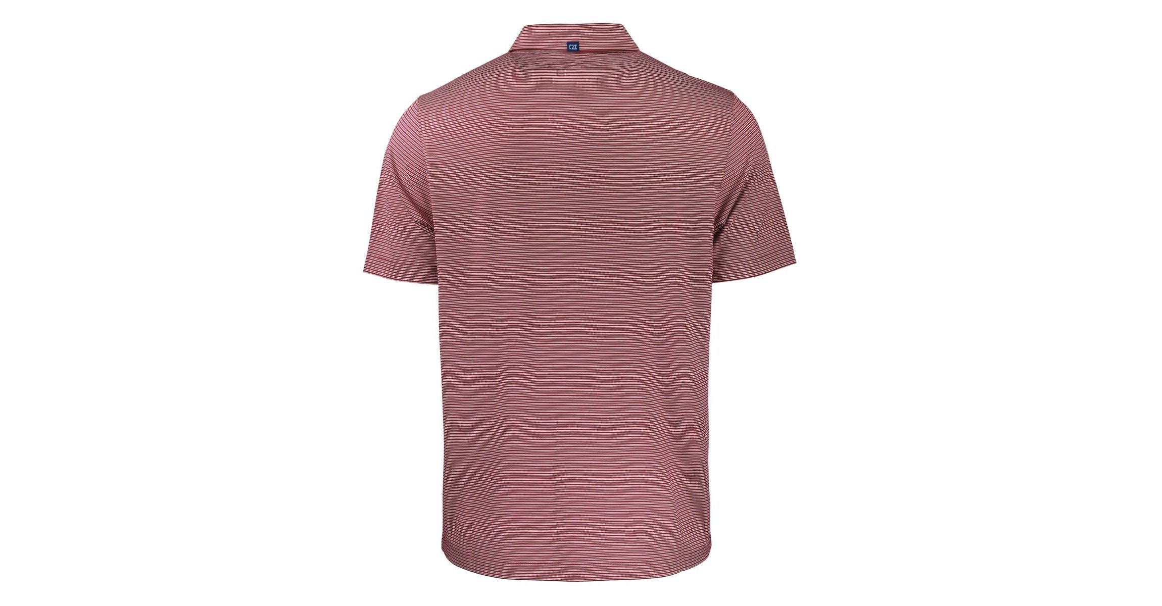 NCAA Texas State Bobcats Forge Eco Double Stripe Stretch Recycled Polo