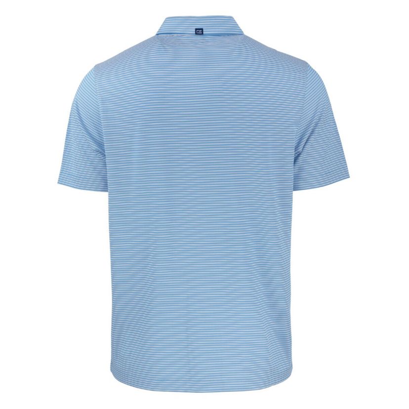 NCAA Light Citadel Bulldogs Forge Eco Double Stripe Stretch Recycled Polo