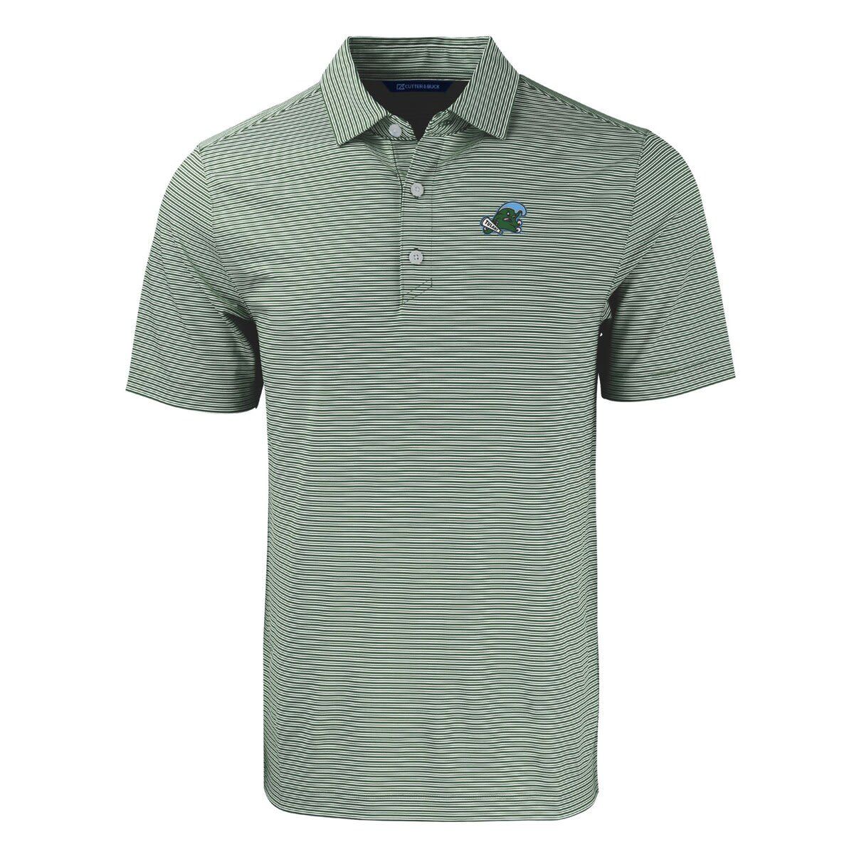 Tulane Green Wave NCAA Tulane Wave Forge Eco Double Stripe Stretch Recycled Polo