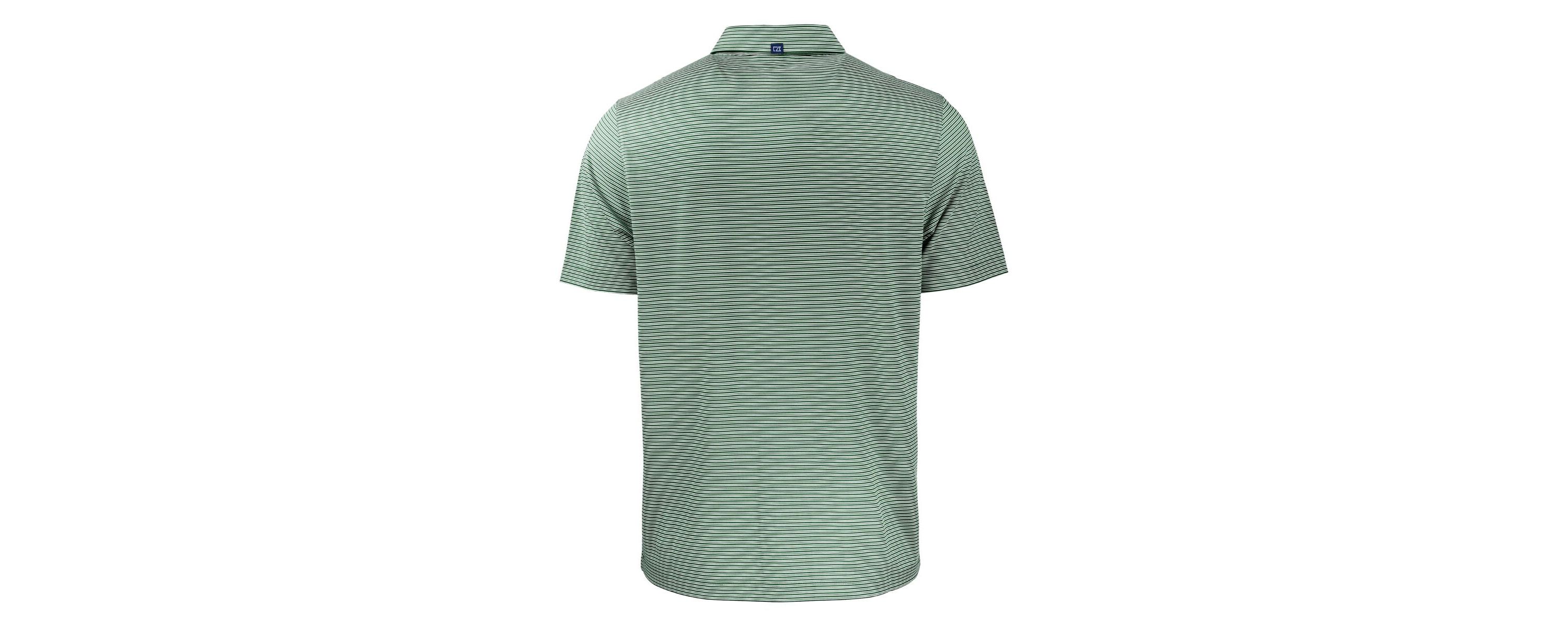 Tulane Green Wave NCAA Tulane Wave Forge Eco Double Stripe Stretch Recycled Polo
