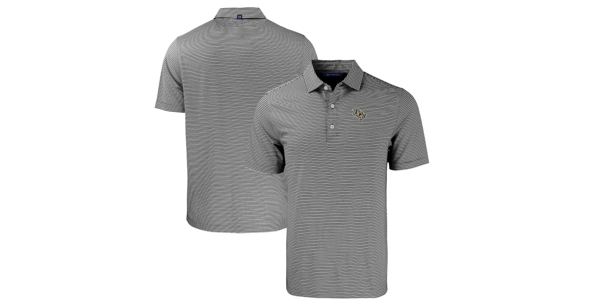 NCAA UCF Knights Forge Eco Double Stripe Stretch Recycled Polo