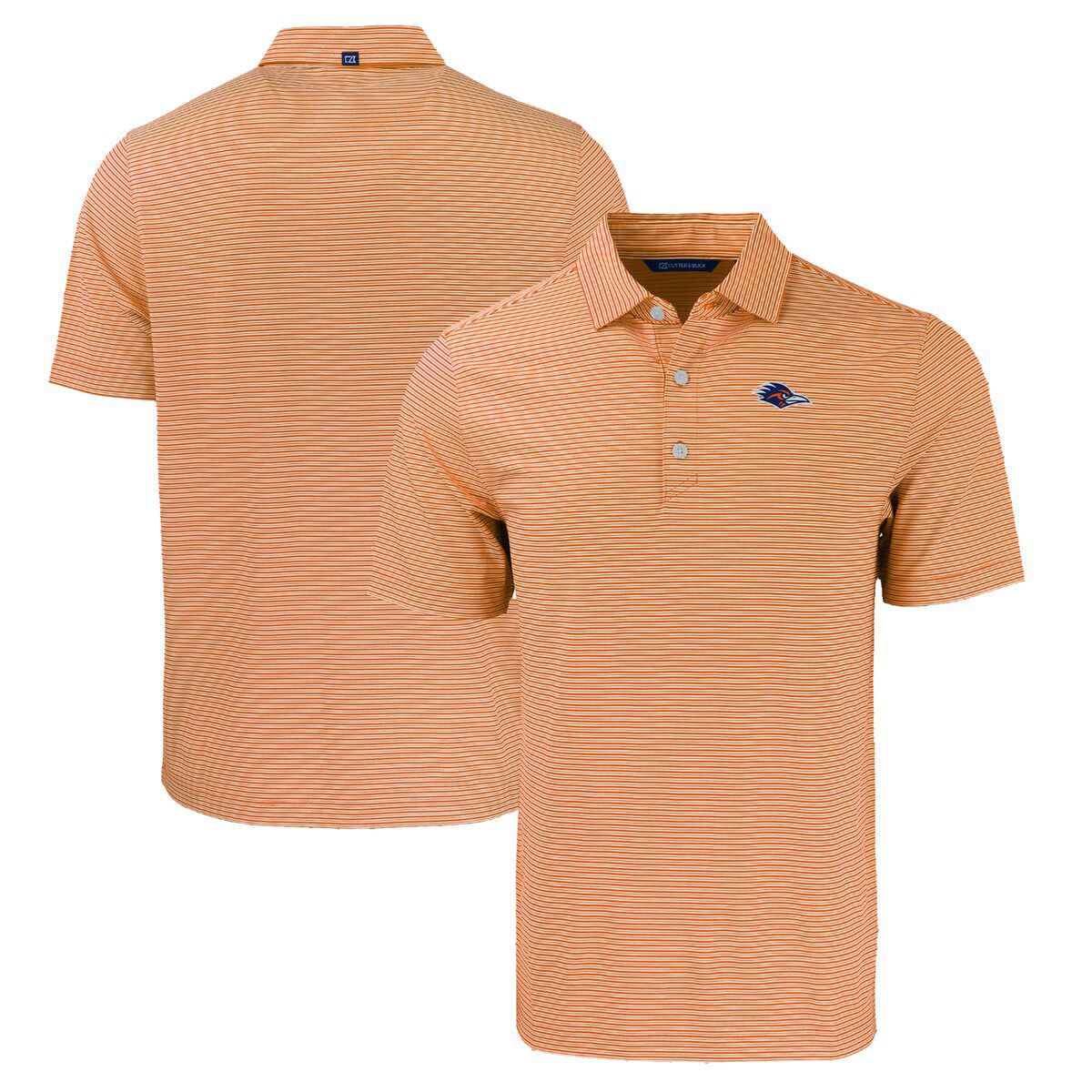 NCAA UTSA Roadrunners Forge Eco Double Stripe Stretch Recycled Polo