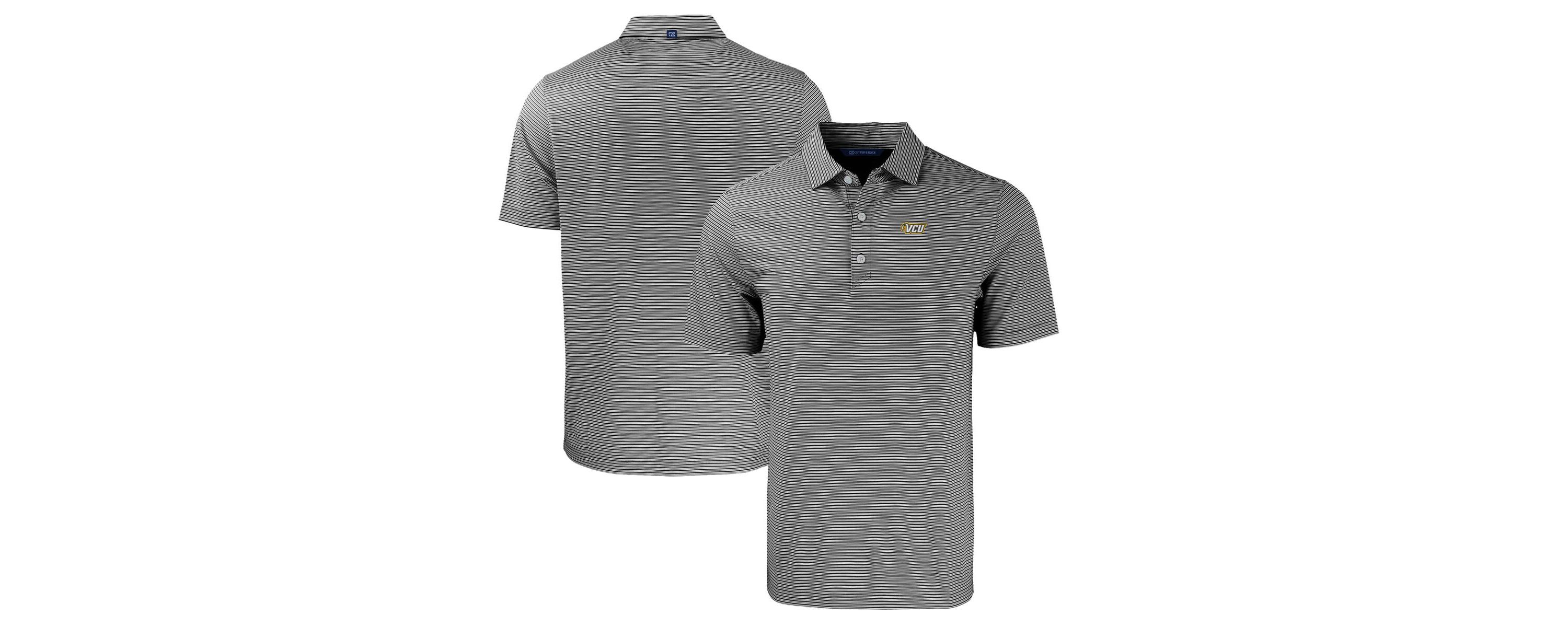 NCAA VCU Rams Forge Eco Double Stripe Stretch Recycled Polo