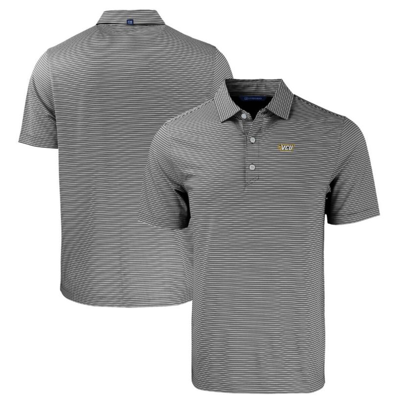 NCAA VCU Rams Forge Eco Double Stripe Stretch Recycled Polo