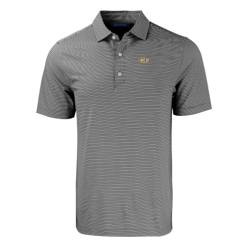 NCAA VCU Rams Forge Eco Double Stripe Stretch Recycled Polo