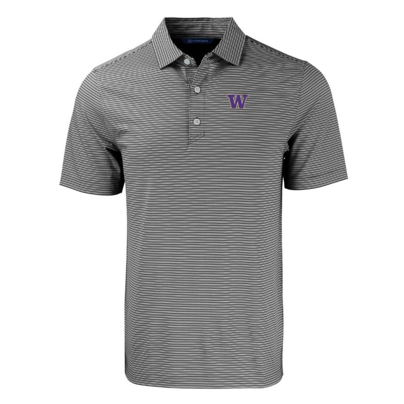 NCAA Washington Huskies Forge Eco Double Stripe Stretch Recycled Polo