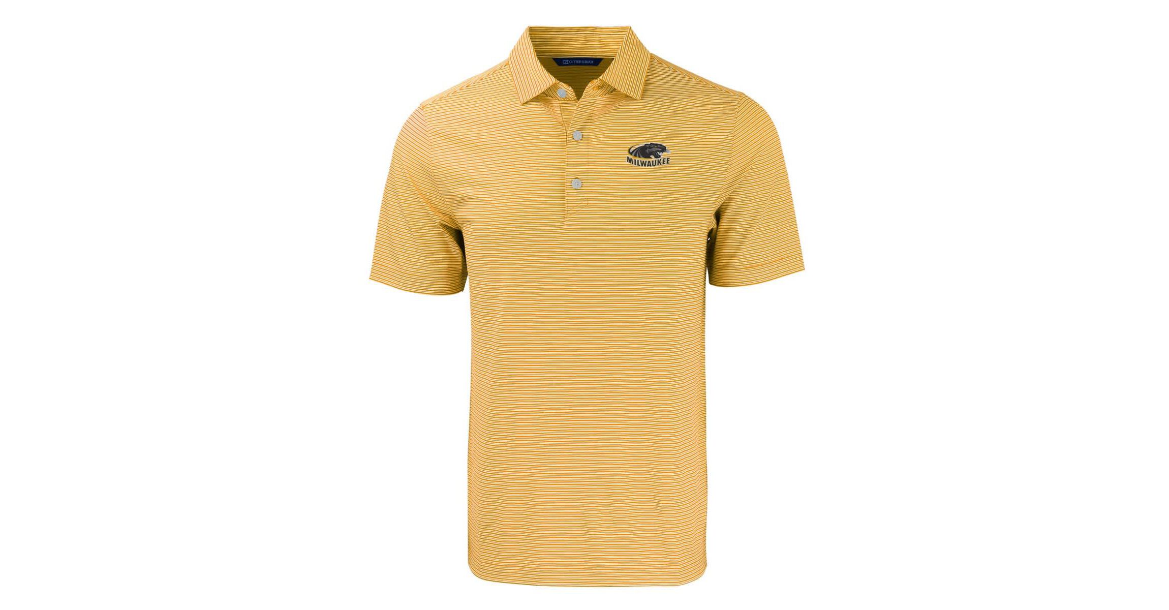 NCAA Wisconsin-Milwaukee Panthers Forge Eco Double Stripe Stretch Recycled Polo