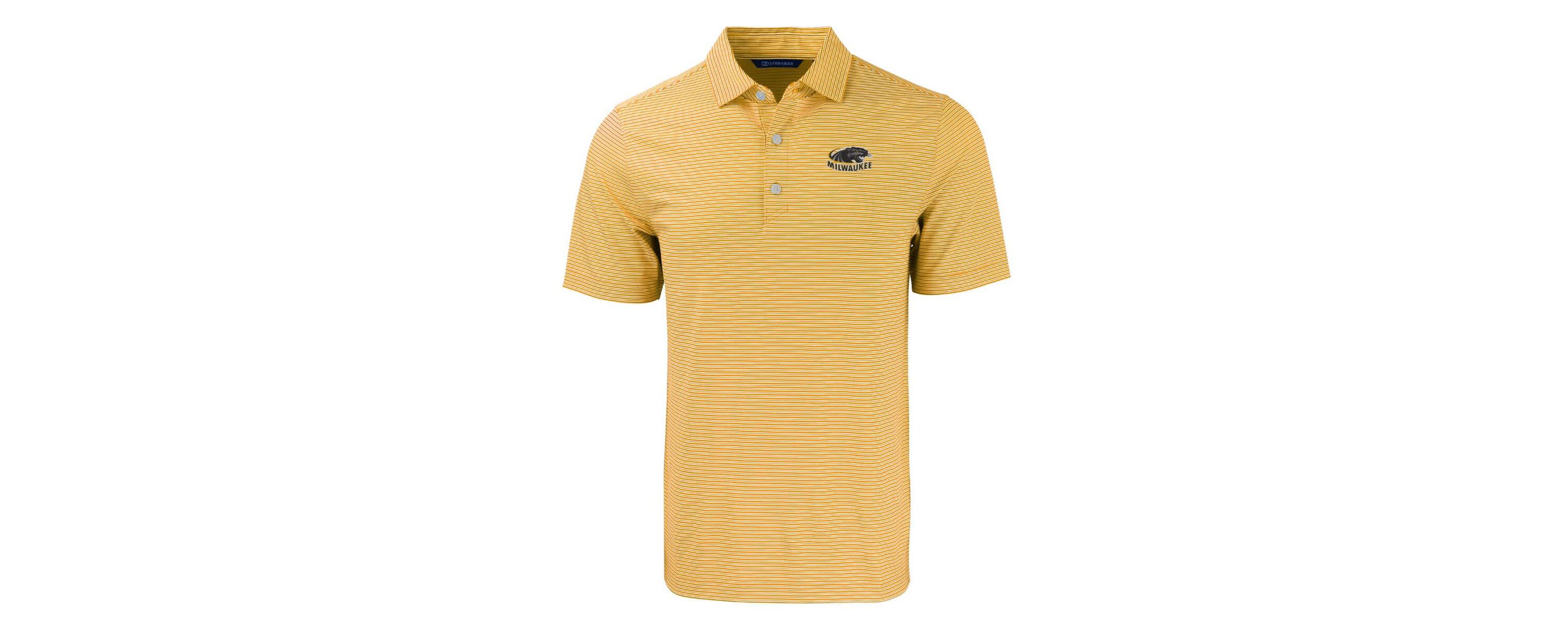 NCAA Wisconsin-Milwaukee Panthers Forge Eco Double Stripe Stretch Recycled Polo