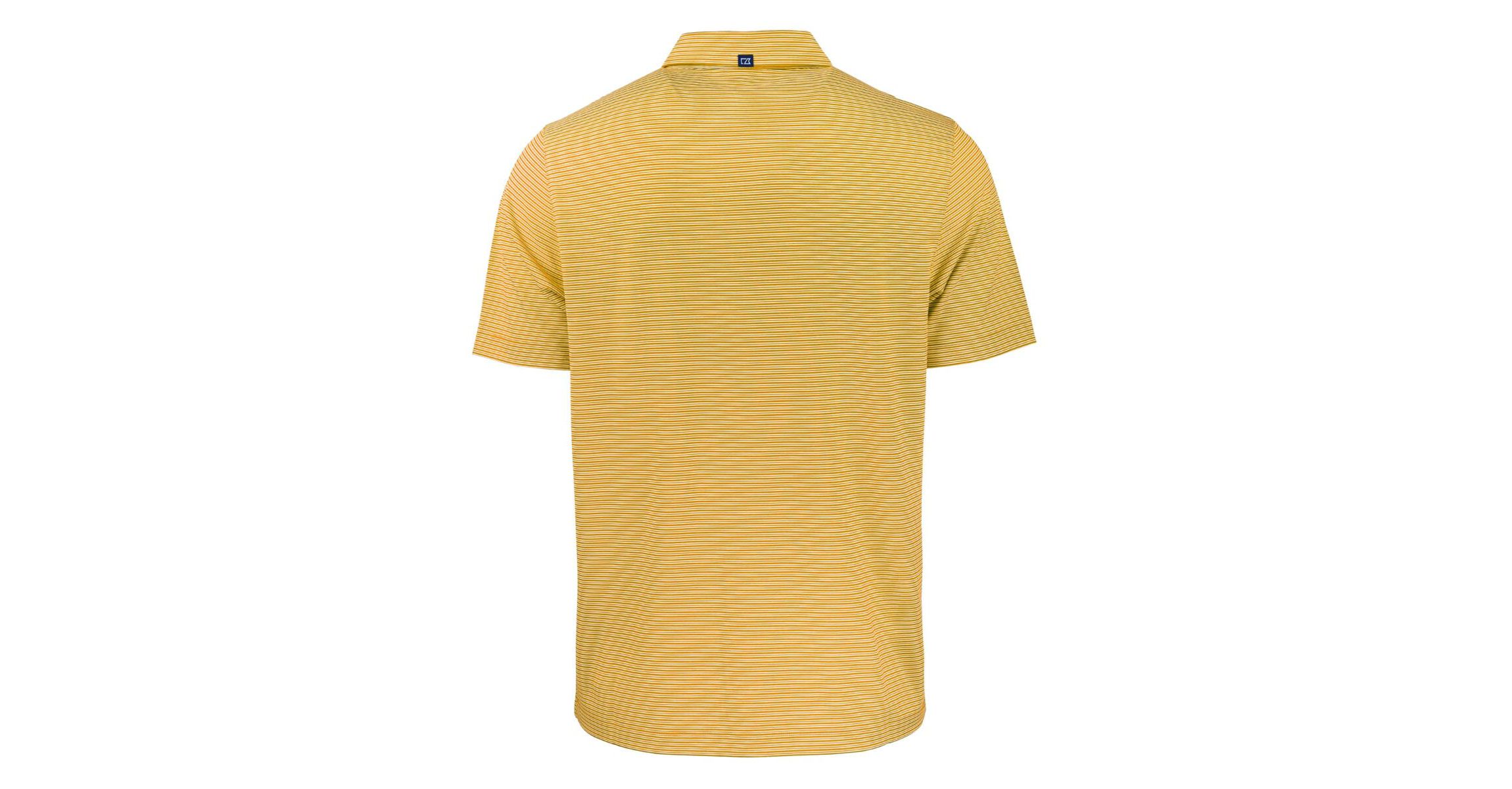 NCAA Wyoming Cowboys Forge Eco Double Stripe Stretch Recycled Polo