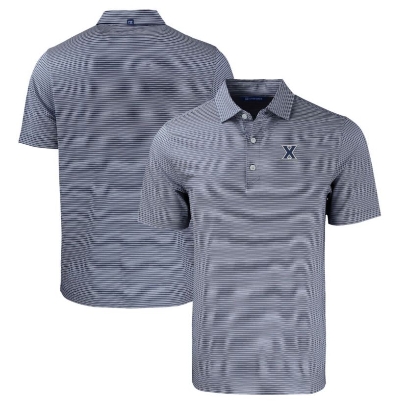 NCAA Xavier Musketeers Forge Eco Double Stripe Stretch Recycled Polo