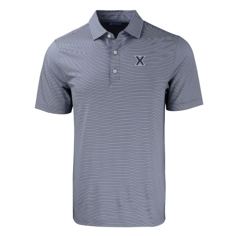 NCAA Xavier Musketeers Forge Eco Double Stripe Stretch Recycled Polo
