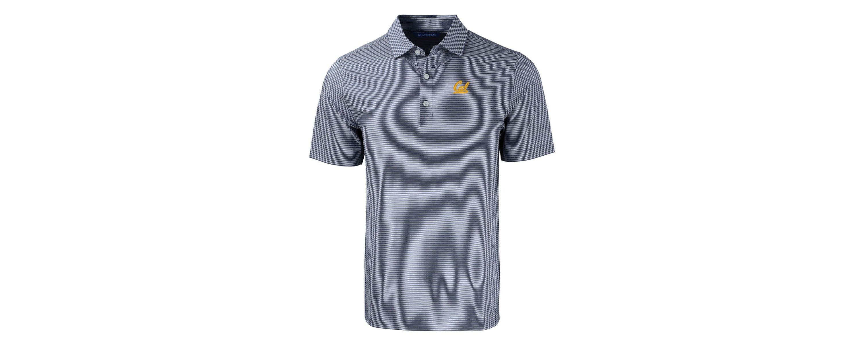California Golden Bears NCAA Cal Bears Forge Eco Double Stripe Stretch Recycled Polo