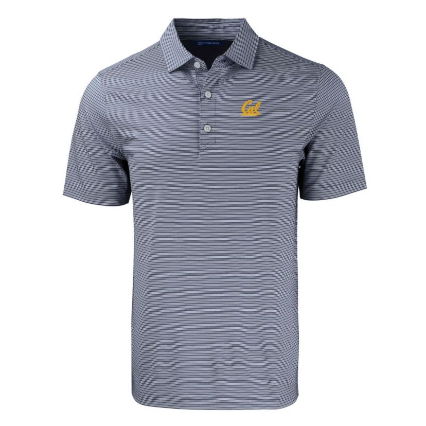 California Golden Bears NCAA Cal Bears Forge Eco Double Stripe Stretch Recycled Polo