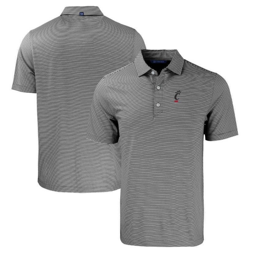 NCAA Cincinnati Bearcats Forge Eco Double Stripe Stretch Recycled Polo