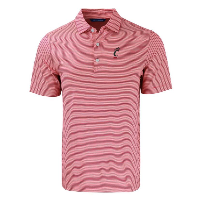 NCAA Cincinnati Bearcats Forge Eco Double Stripe Stretch Recycled Polo