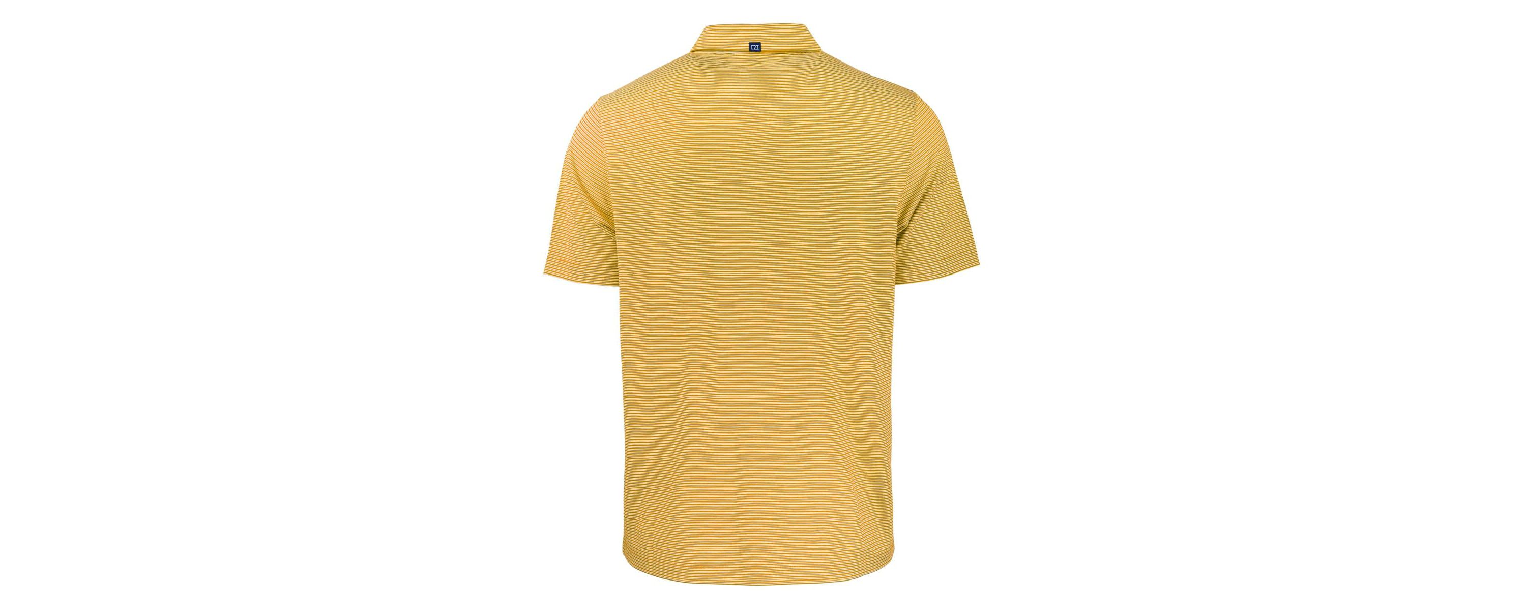NCAA Michigan Wolverines Forge Eco Double Stripe Stretch Recycled Polo