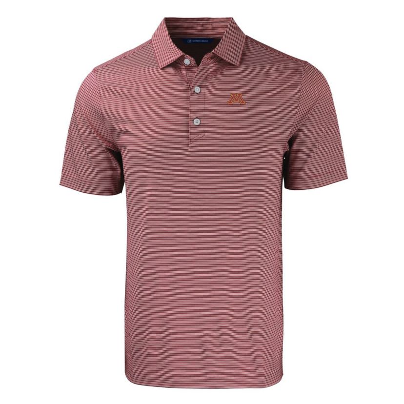 NCAA Minnesota Golden Gophers Forge Eco Double Stripe Stretch Recycled Polo