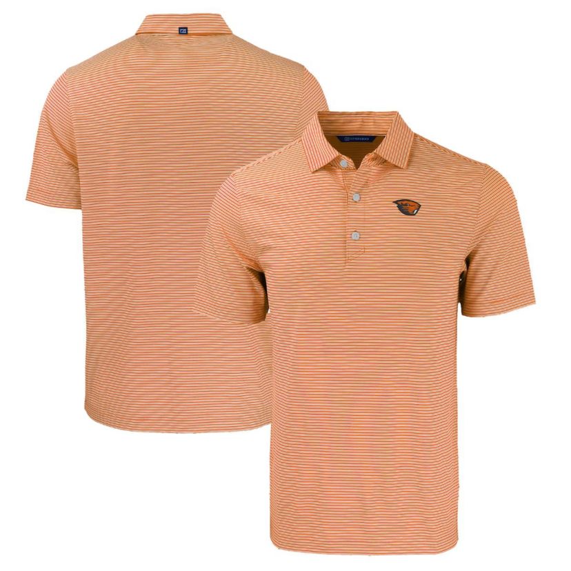 NCAA Oregon State Beavers Forge Eco Double Stripe Stretch Recycled Polo