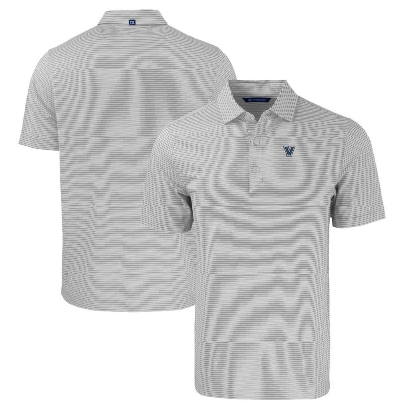 NCAA Villanova Wildcats Forge Eco Double Stripe Stretch Recycled Polo