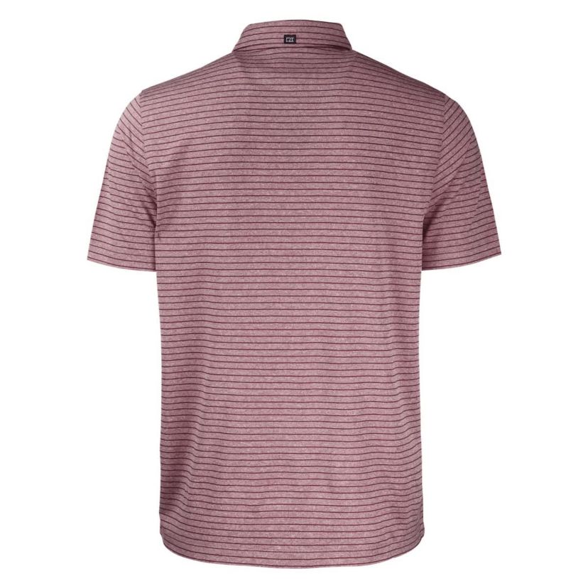 Boston College Eagles NCAA Boston NCAA Eagles Forge Eco Stripe Stretch Recycled Polo
