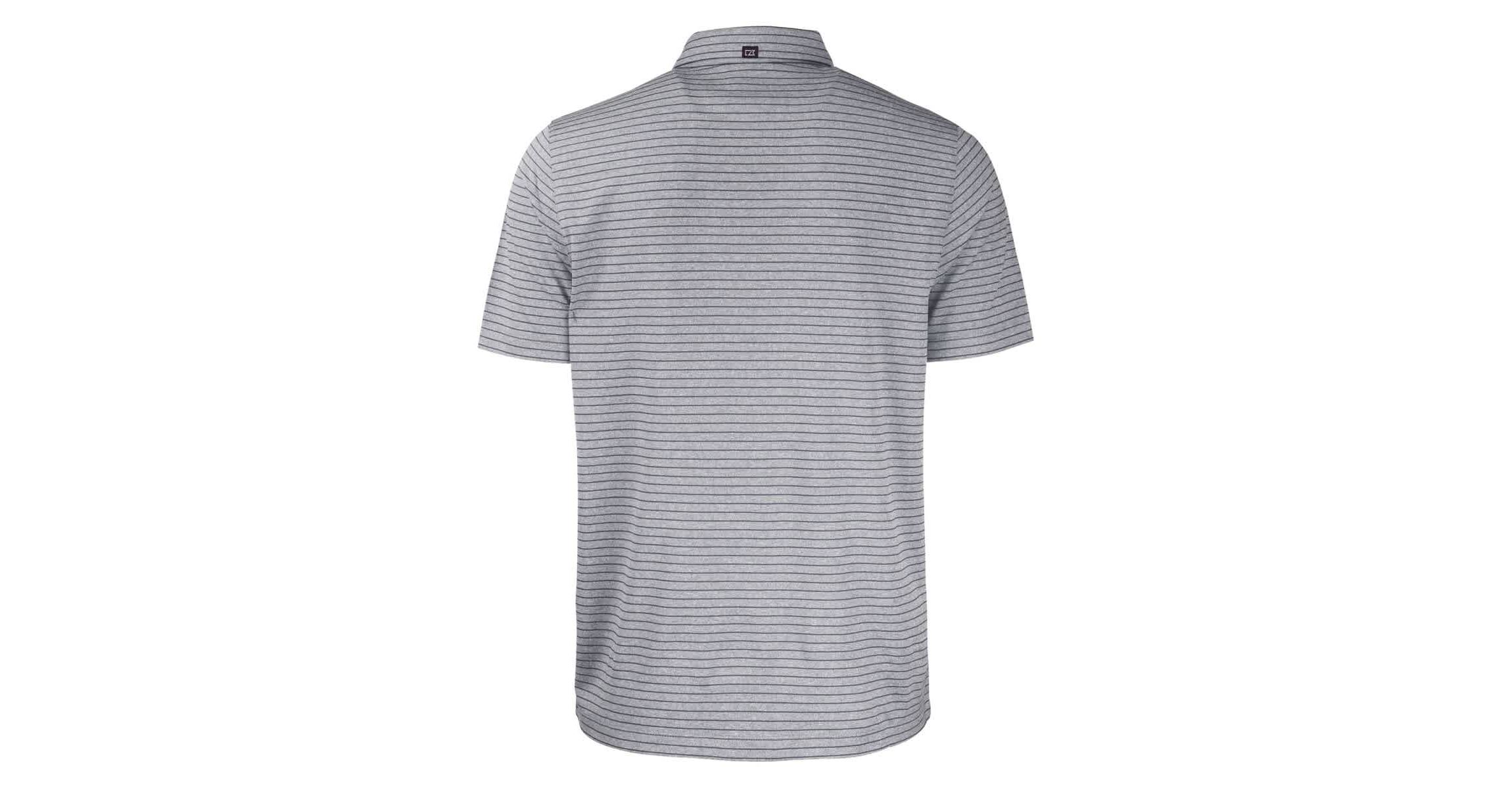 NCAA Santa Clara Broncos Forge Eco ed Stripe Stretch Recycled Polo