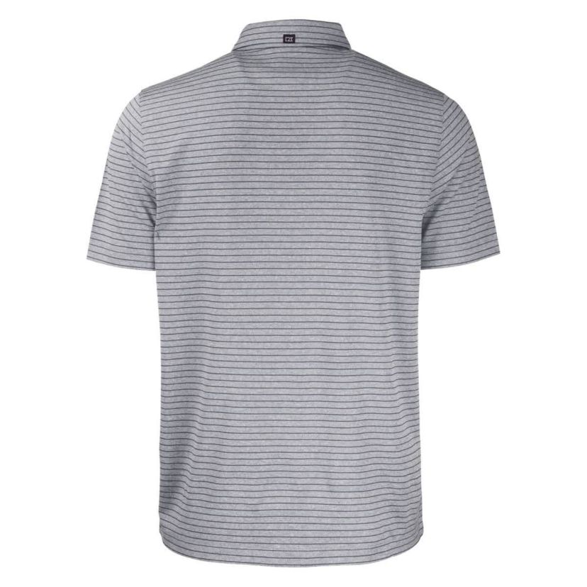 NCAA Santa Clara Broncos Forge Eco ed Stripe Stretch Recycled Polo