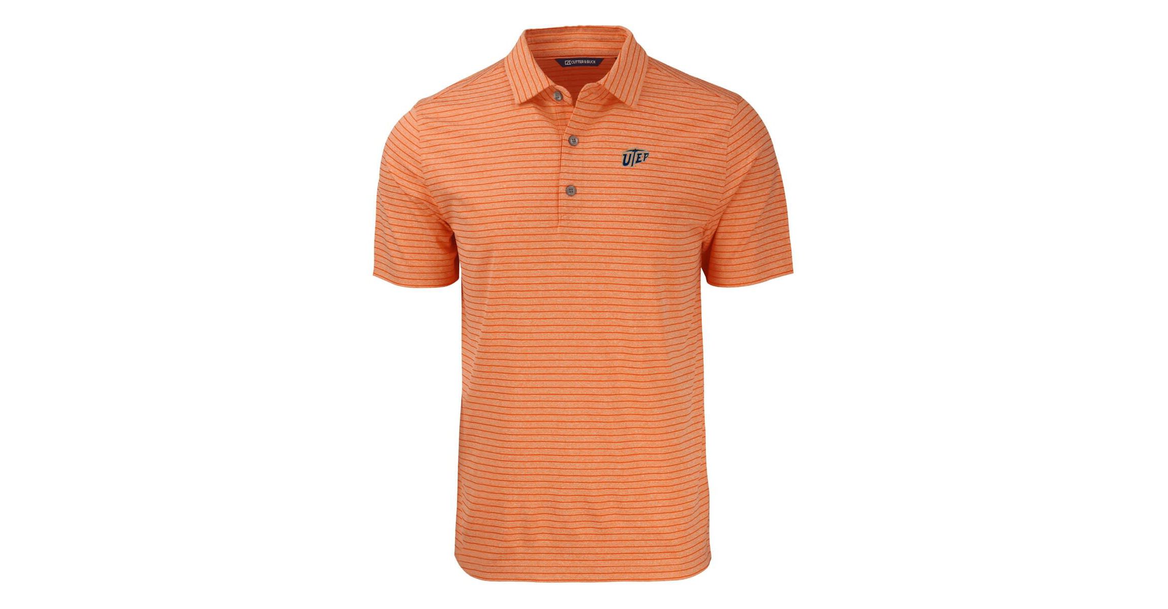 NCAA UTEP Miners Forge Eco ed Stripe Stretch Recycled Polo