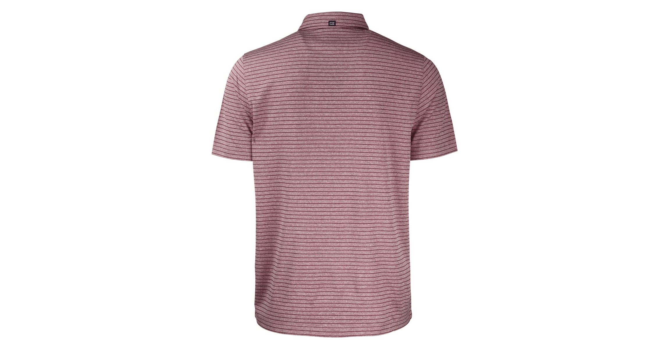 NCAA Texas State Bobcats Forge Eco ed Stripe Stretch Recycled Polo