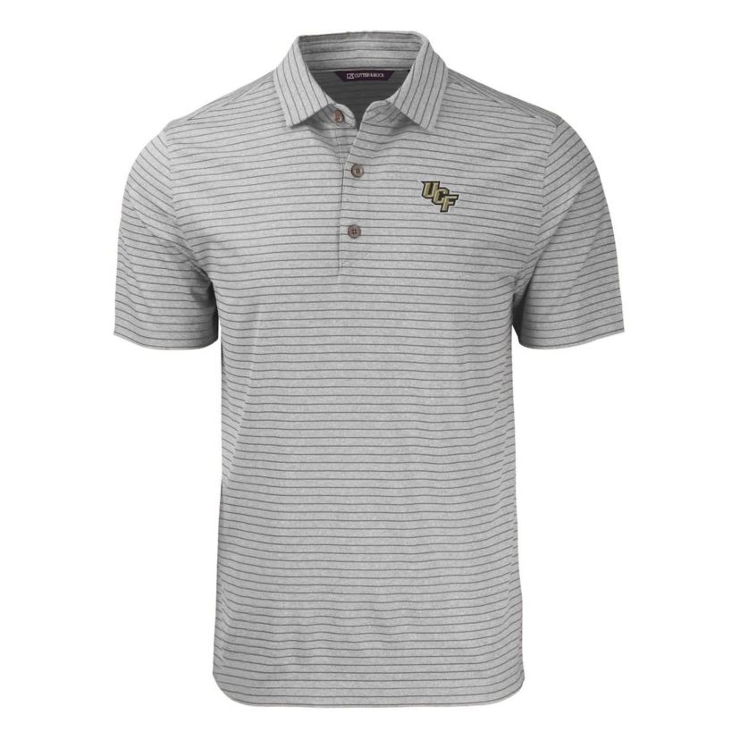 NCAA UCF Knights Forge Eco ed Stripe Stretch Recycled Polo