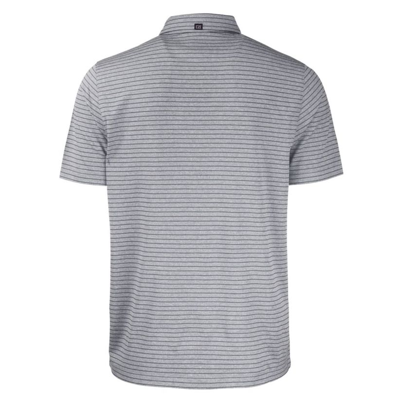 NCAA Utah Utes Forge Eco ed Stripe Stretch Recycled Polo