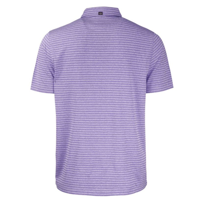 NCAA Washington Huskies Forge Eco ed Stripe Stretch Recycled Polo