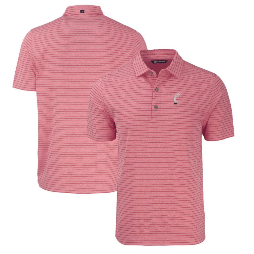 NCAA Cincinnati Bearcats Forge Eco ed Stripe Stretch Recycled Polo