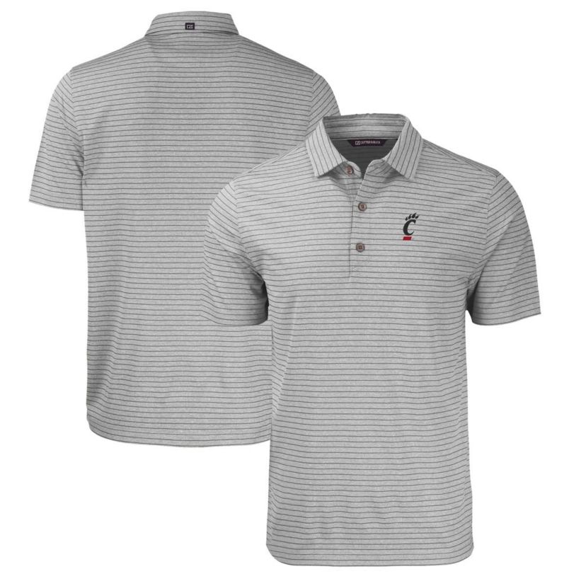 NCAA Cincinnati Bearcats Forge Eco ed Stripe Stretch Recycled Polo