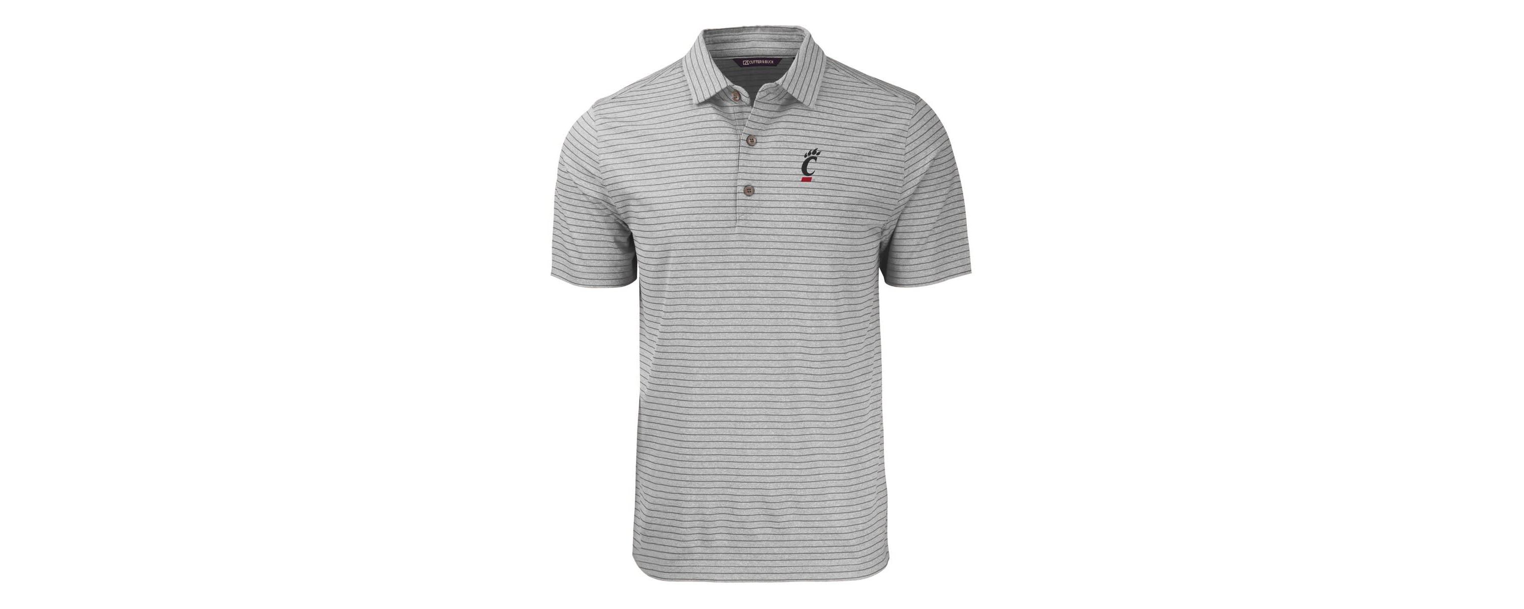 NCAA Cincinnati Bearcats Forge Eco ed Stripe Stretch Recycled Polo
