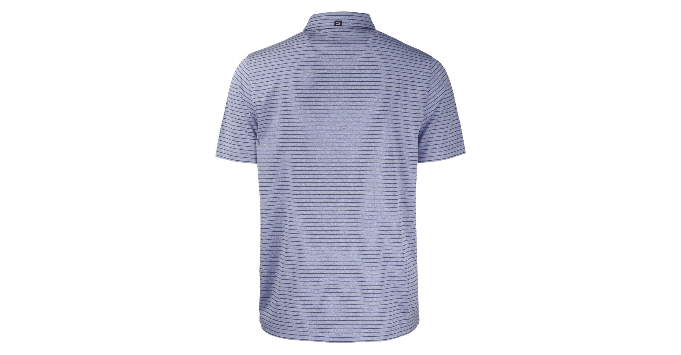 NCAA Michigan Wolverines Forge Eco ed Stripe Stretch Recycled Polo