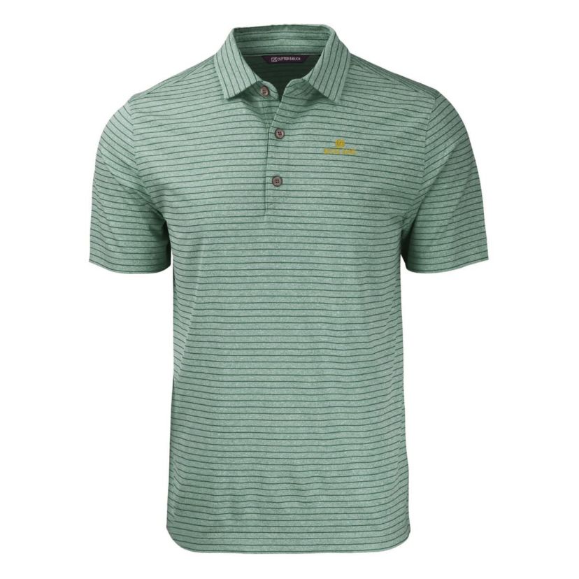 NCAA Notre Dame Fighting Irish Forge Eco ed Stripe Stretch Recycled Polo