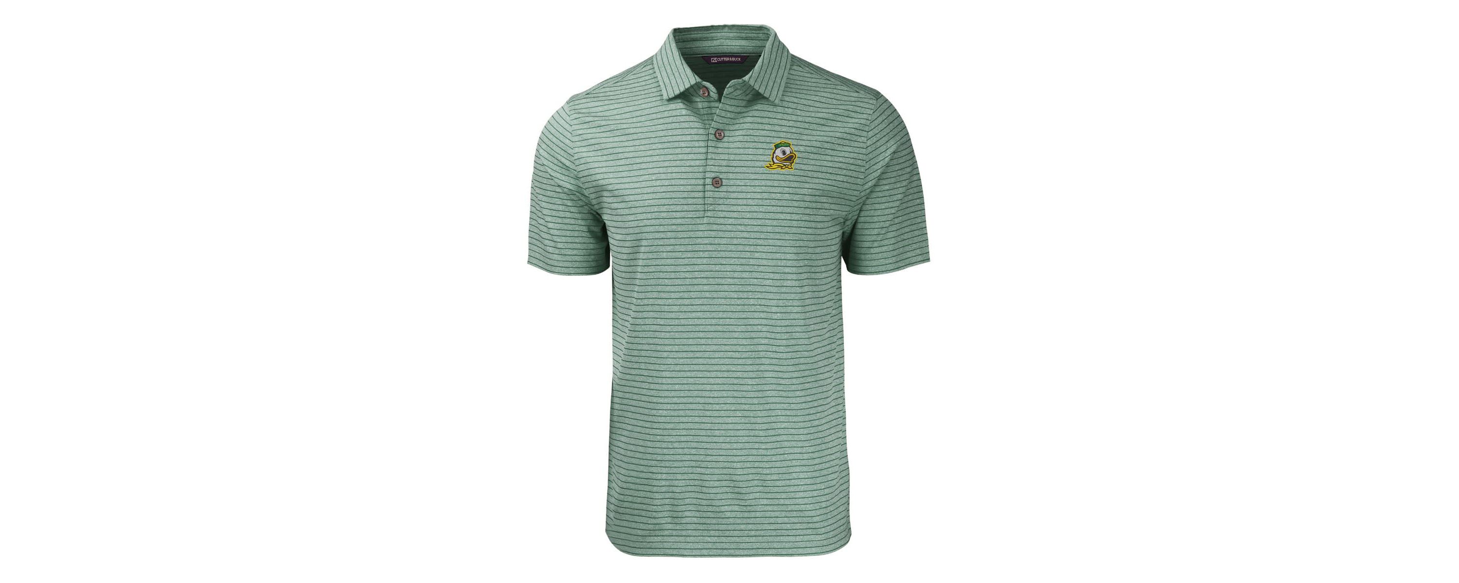 NCAA Oregon Ducks Forge Eco ed Stripe Stretch Recycled Polo