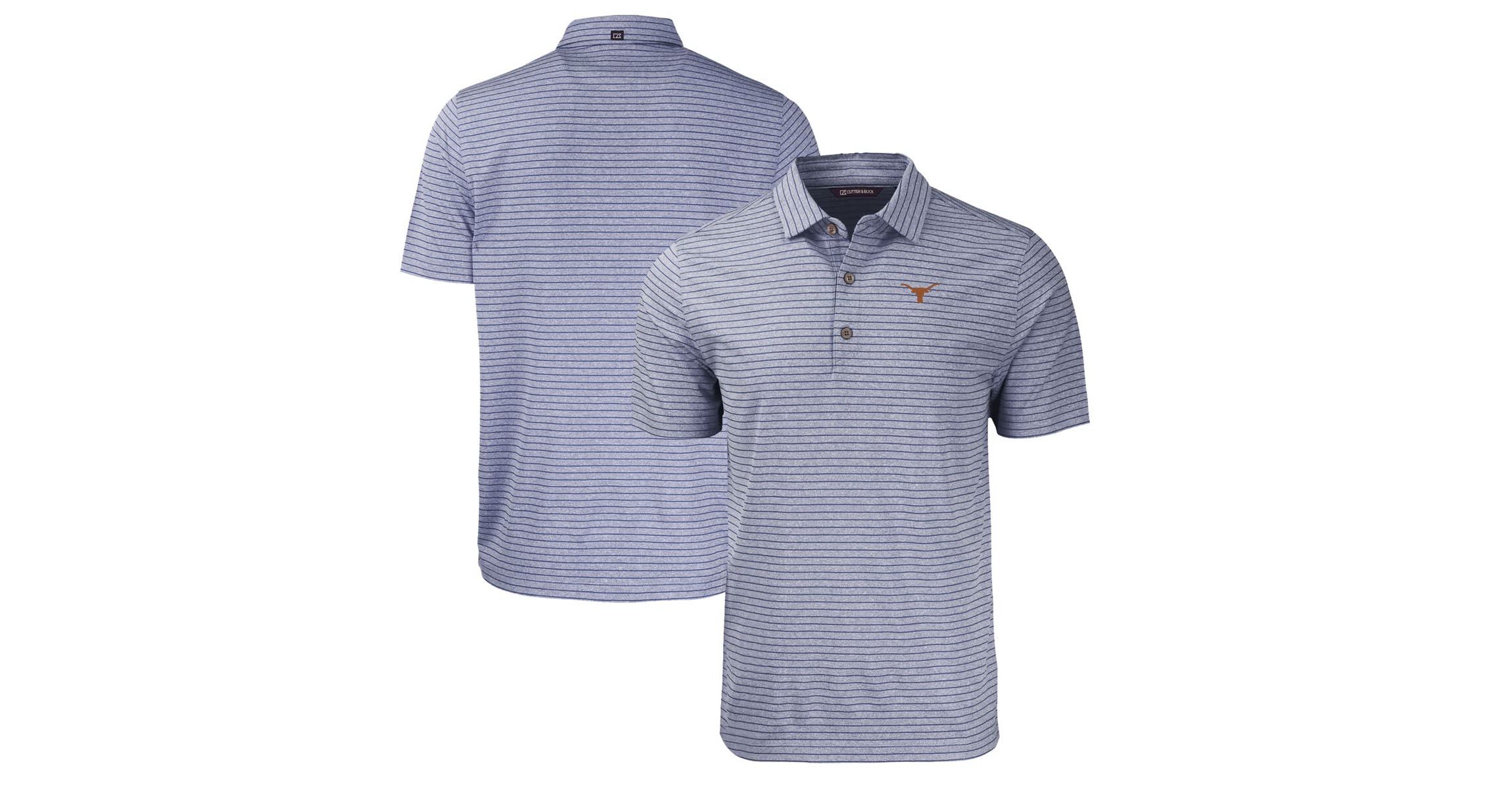 NCAA Texas Longhorns Forge Eco ed Stripe Stretch Recycled Polo
