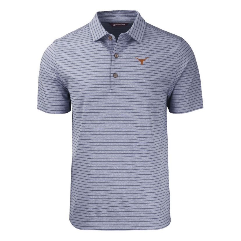 NCAA Texas Longhorns Forge Eco ed Stripe Stretch Recycled Polo