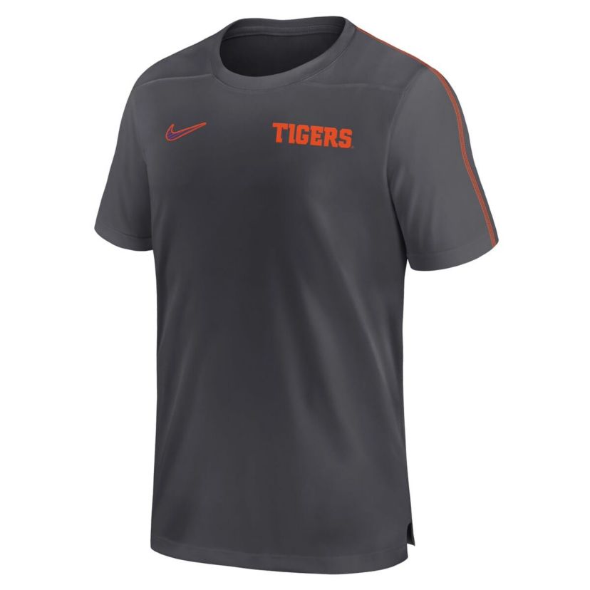 NCAA Nike Clemson Tigers 2024 Sideline Coach Performance Top