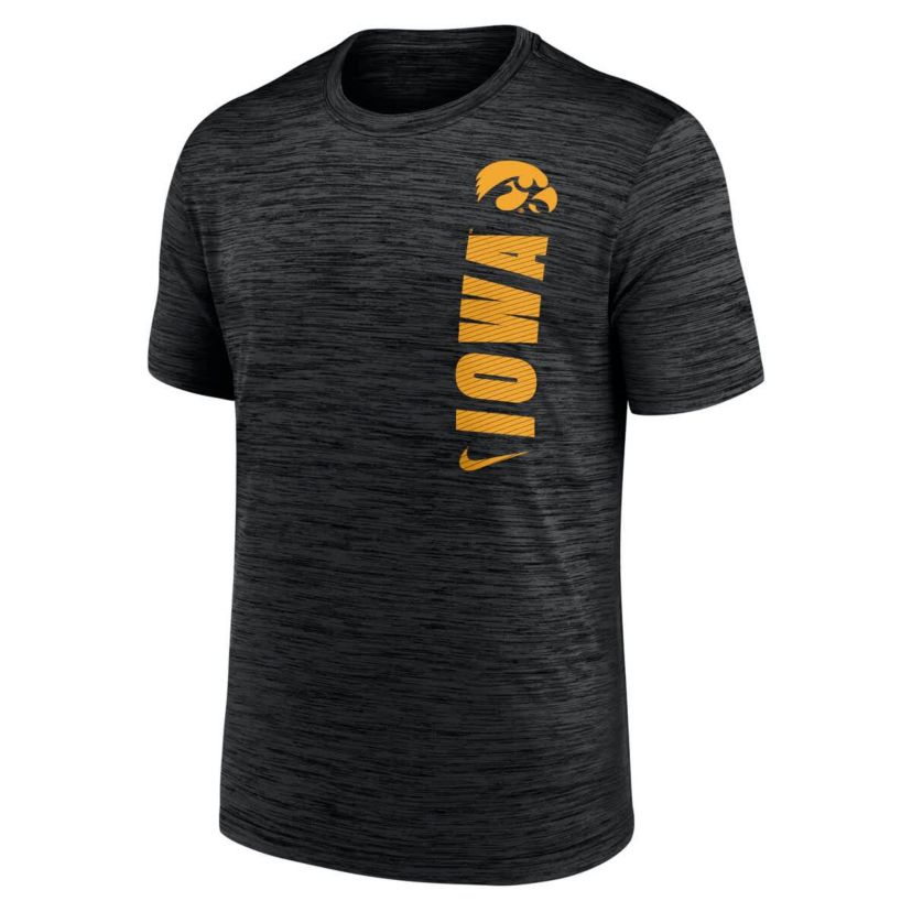 NCAA Nike Iowa Hawkeyes 2024 Sideline Velocity Dri-FIT T-Shirt