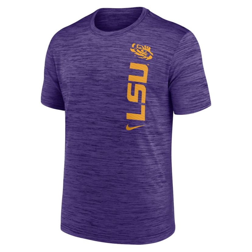 NCAA Nike LSU Tigers 2024 Sideline Velocity Dri-FIT T-Shirt