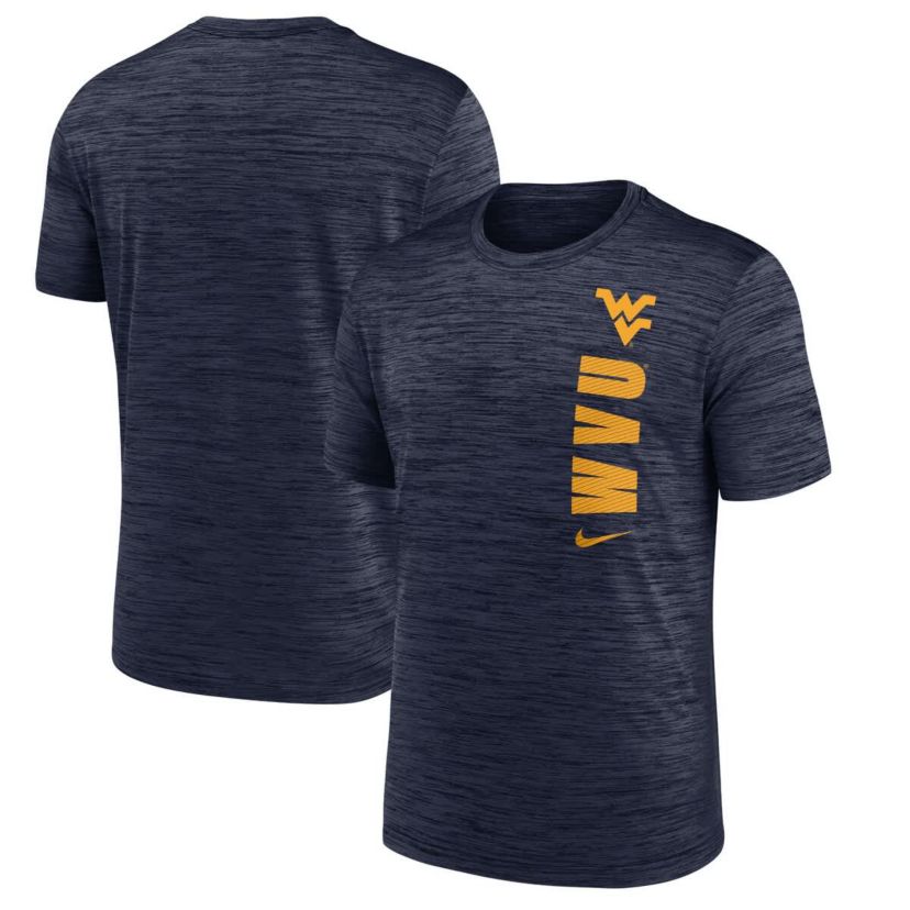 NCAA Nike West Virginia Mountaineers 2024 Sideline Velocity Dri-FIT T-Shirt