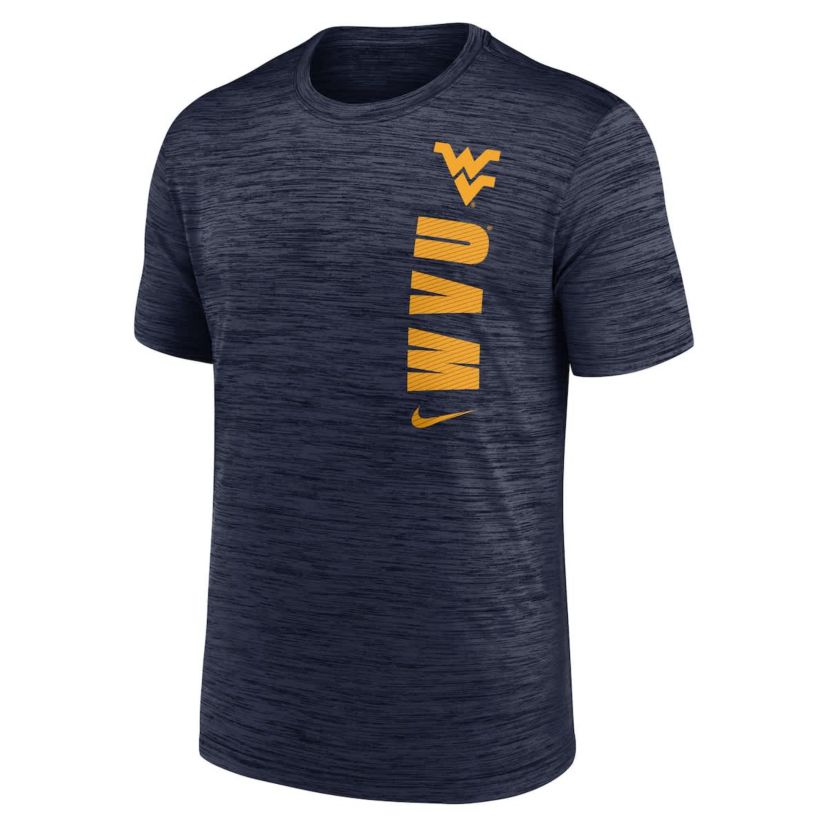 NCAA Nike West Virginia Mountaineers 2024 Sideline Velocity Dri-FIT T-Shirt