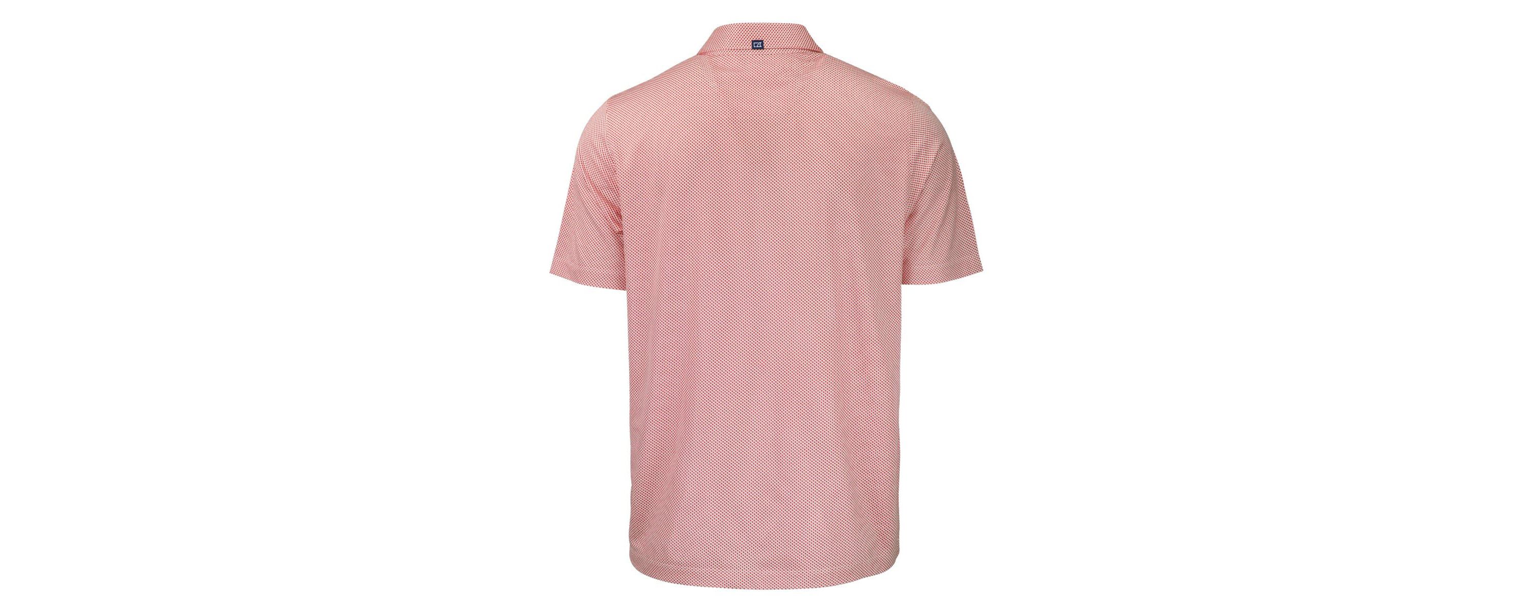NCAA SMU Mustangs Pike Eco Symmetry Print Stretch Recycled Polo