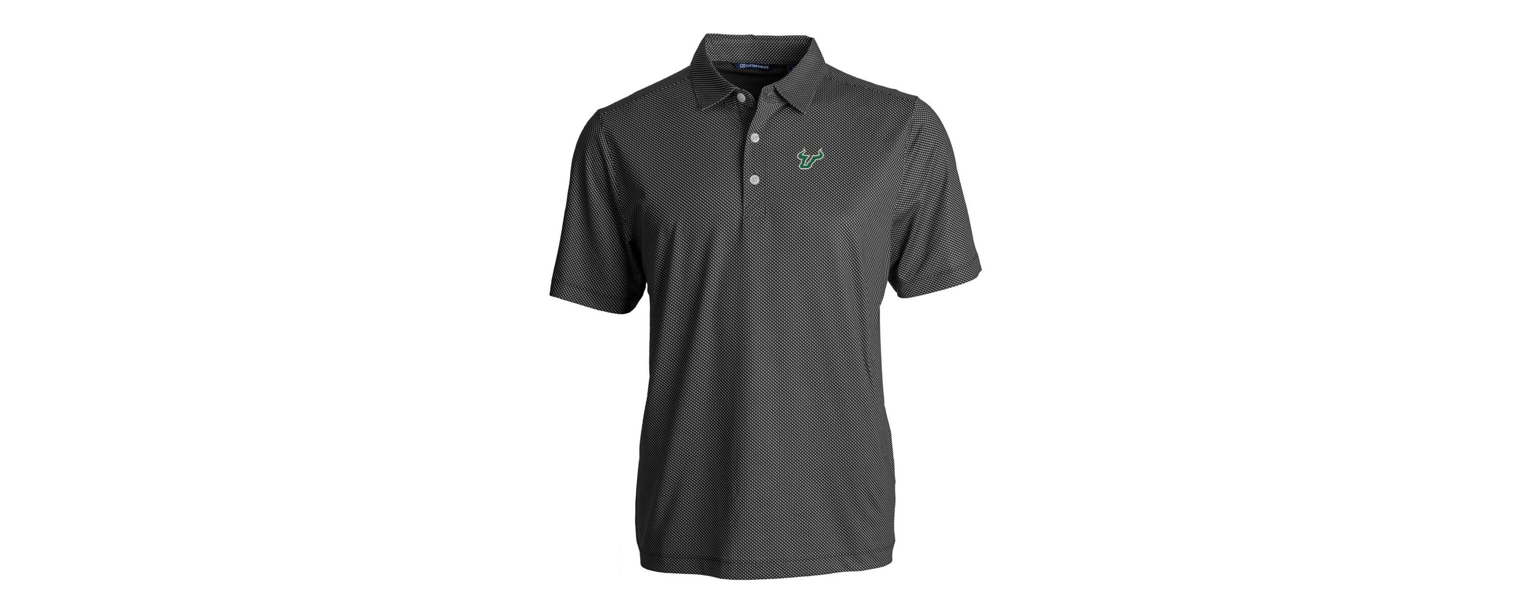 NCAA South Florida Bulls Pike Eco Symmetry Print Stretch Recycled Polo