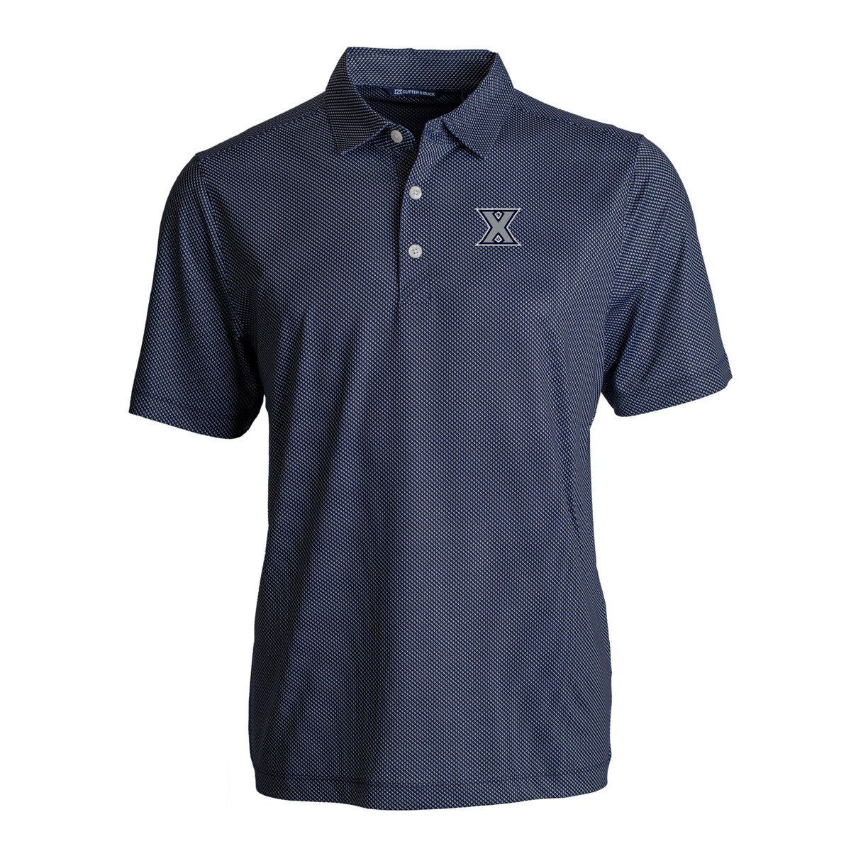 NCAA Xavier Musketeers Pike Eco Symmetry Print Stretch Recycled Polo