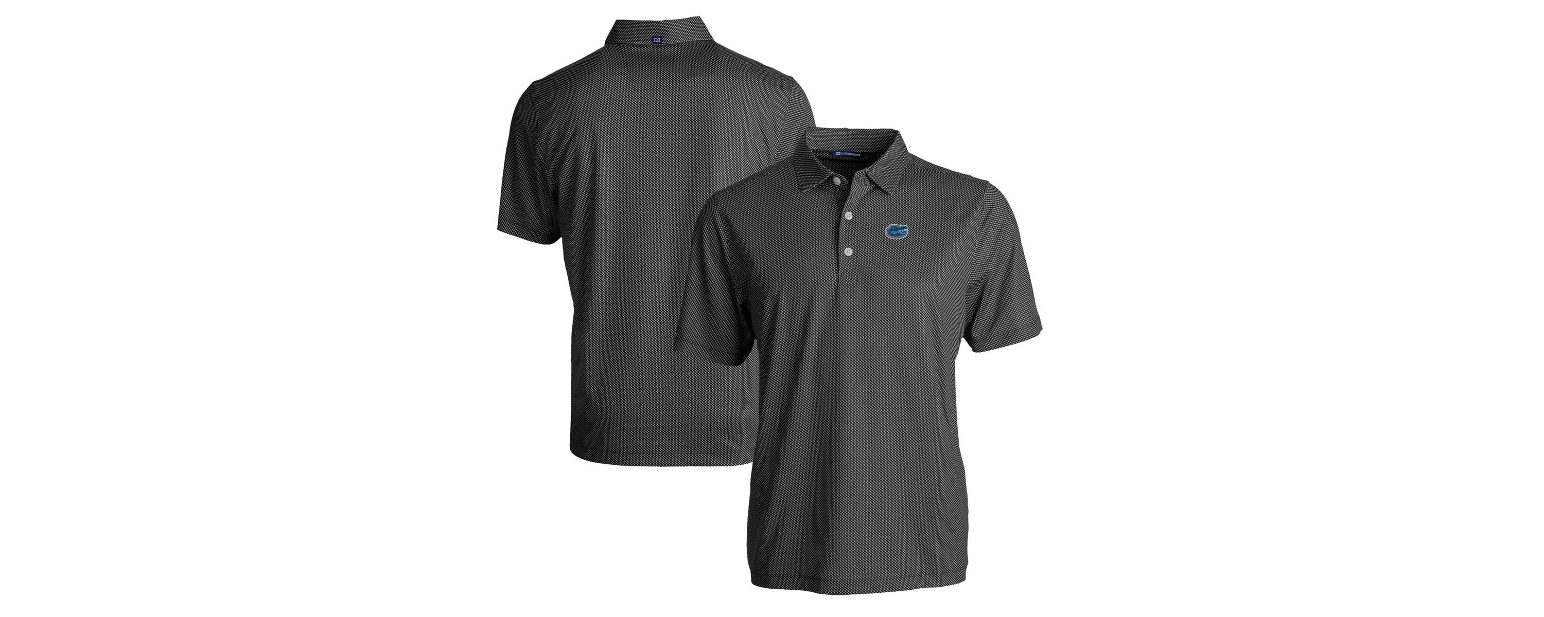 NCAA Florida Gators Pike Eco Symmetry Print Stretch Recycled Polo