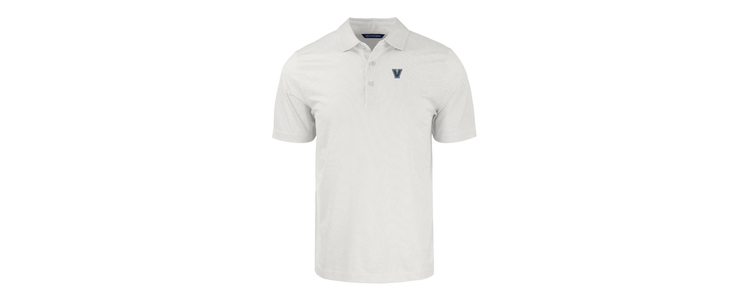 NCAA Villanova Wildcats Pike Eco Symmetry Print Stretch Recycled Polo